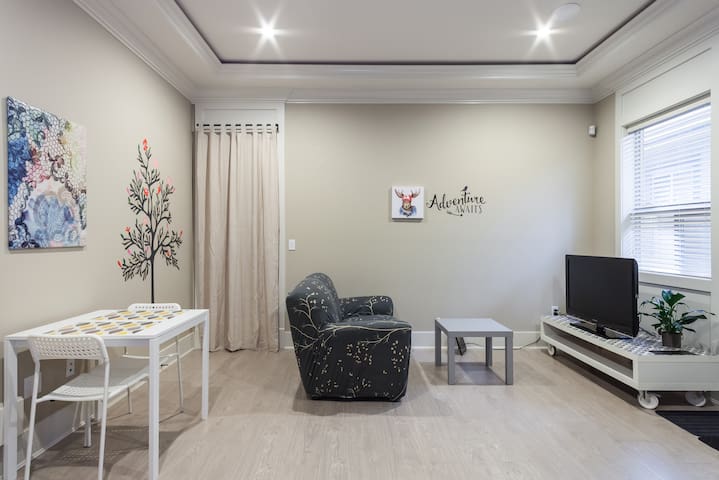 Spacious and Clean Private Suite by Richmond Cntrl