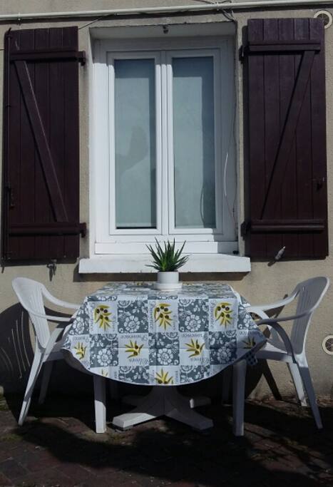 une petite terrasse très agréable