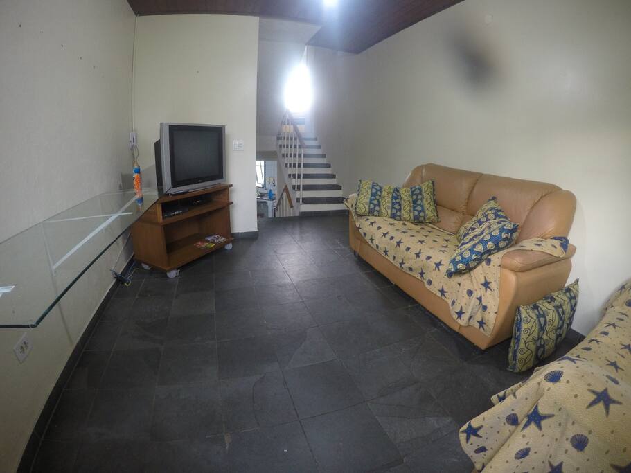 Sala. Detalhe da Escada entre pavimentos