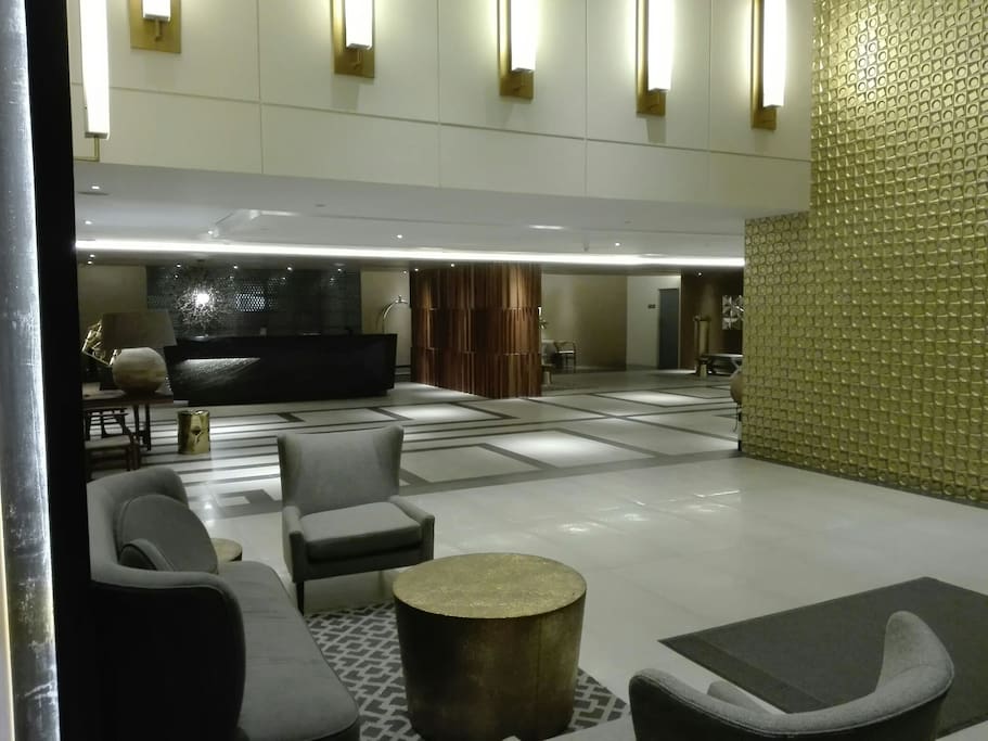 lobby sofa and front reception