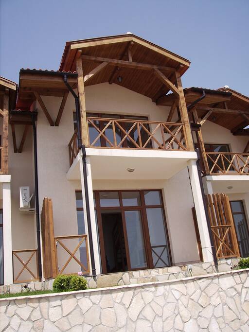 The front of the house
