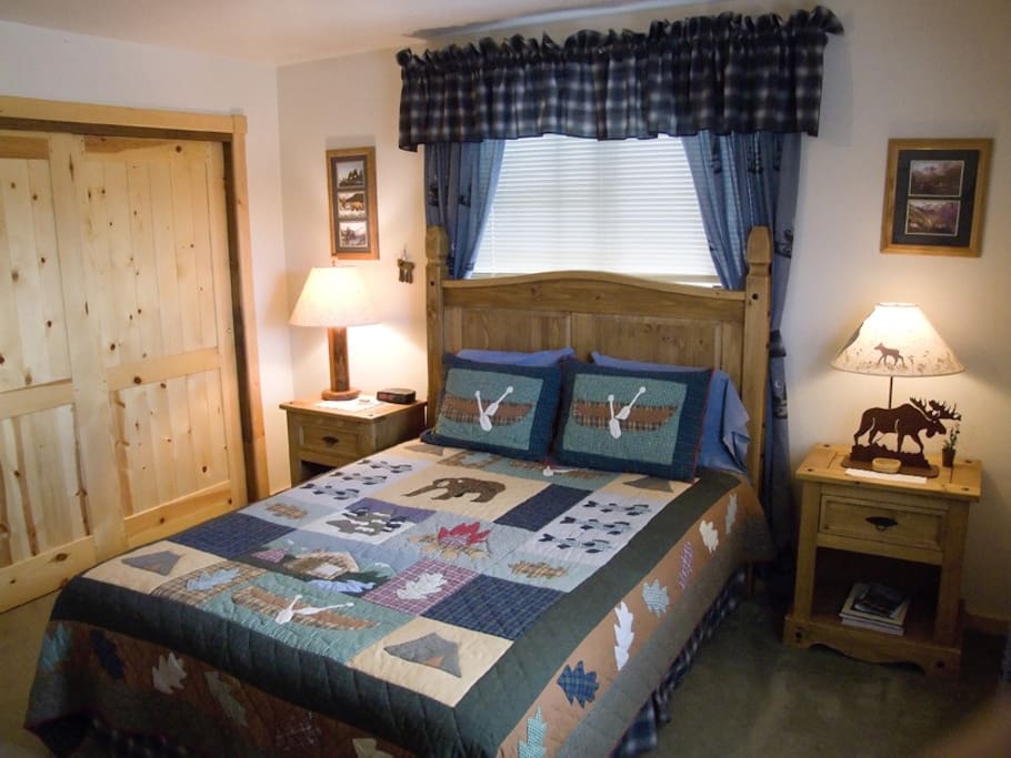 Bear Den Suite bedroom - 1 of the 2 sleeping rooms