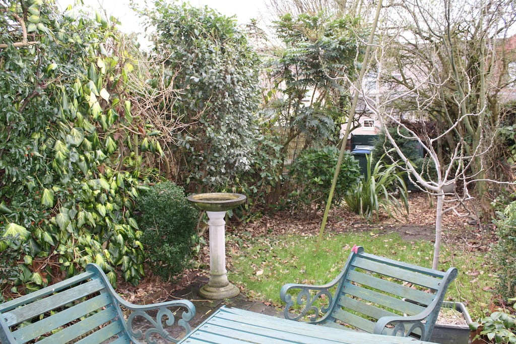 garden - a little oasis - you can rest or eat here in summer - and you see this from the guest bedroom