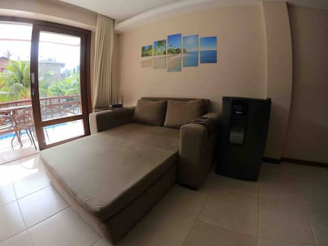 Airbnb em destaque: [Kariri 215] 46m²✺beachfront✺feet in the sand✺sea view em Caucaia
