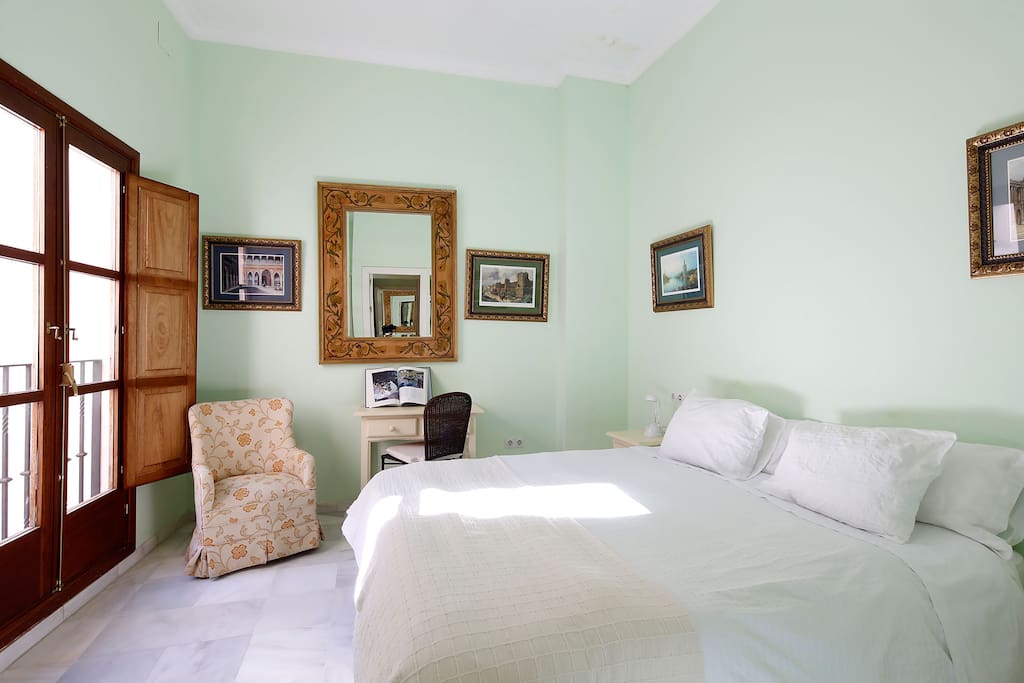 Bedroom 1 with a double bed.