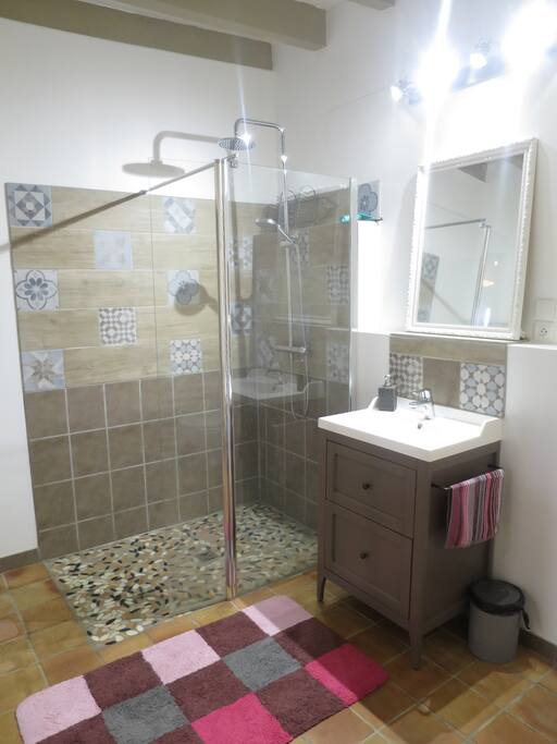 Douche à l'italienne