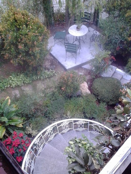 view from the balcony