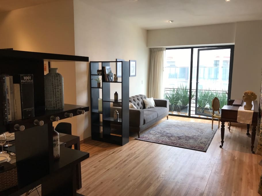 This is the living room seen from the main entrance