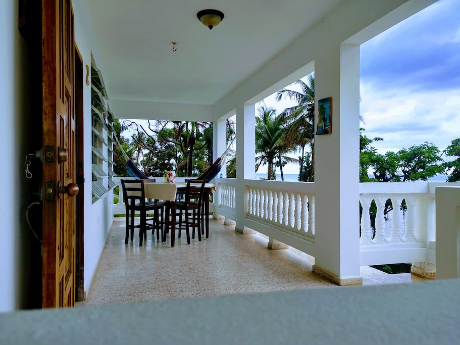 Second floor veranda