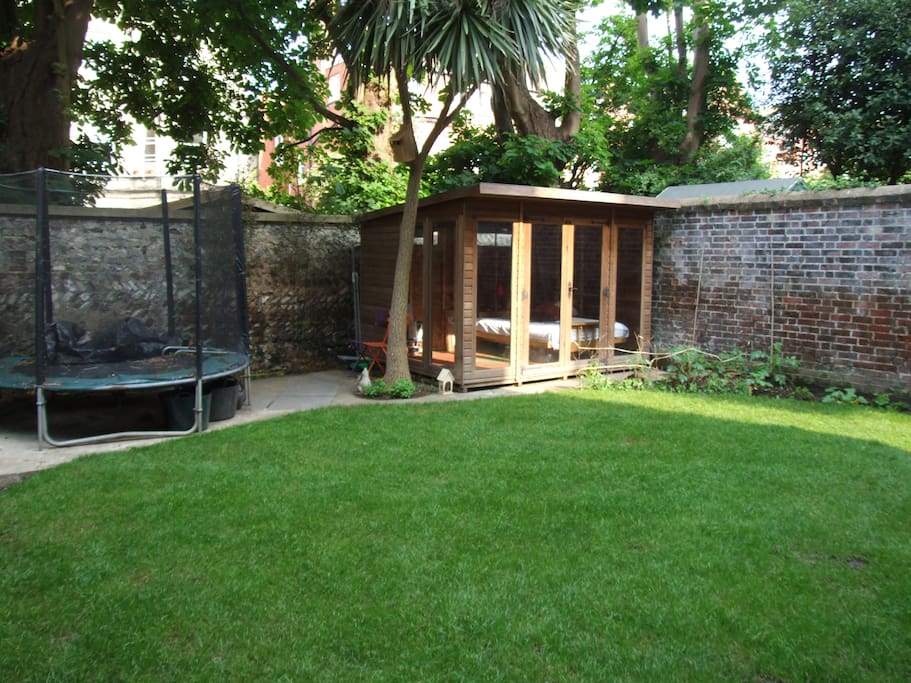 Use the trampoline if you like!