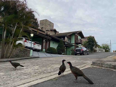 Gather the family, swimming pool, mini court and hydro!