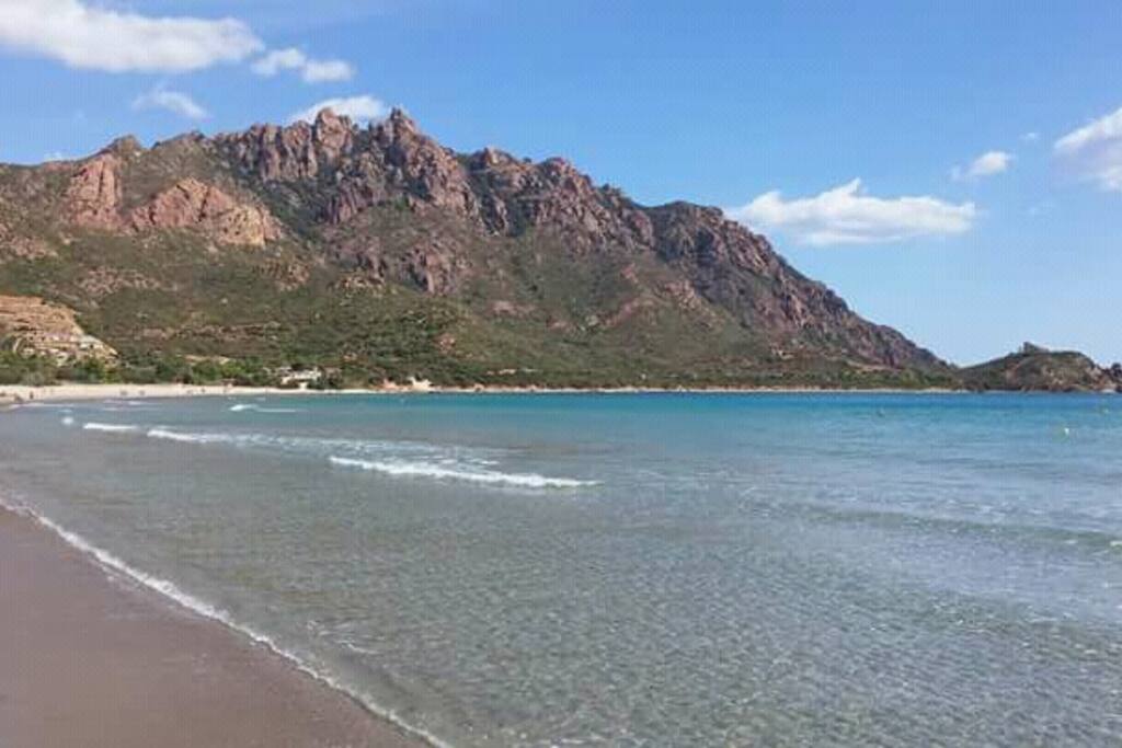 acqua bassa del fondale marino limpido e trasparente