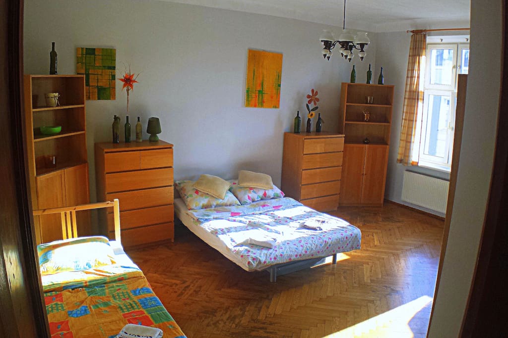 Spacious bedroom