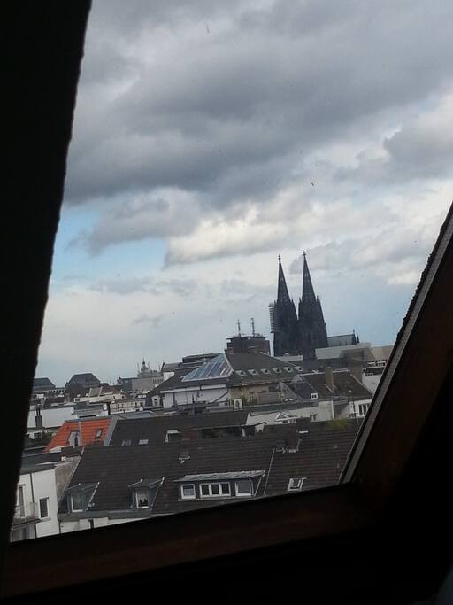 View of the kölner dom from your room
