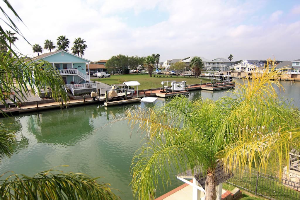 Canal View from Second Floor Back Deck