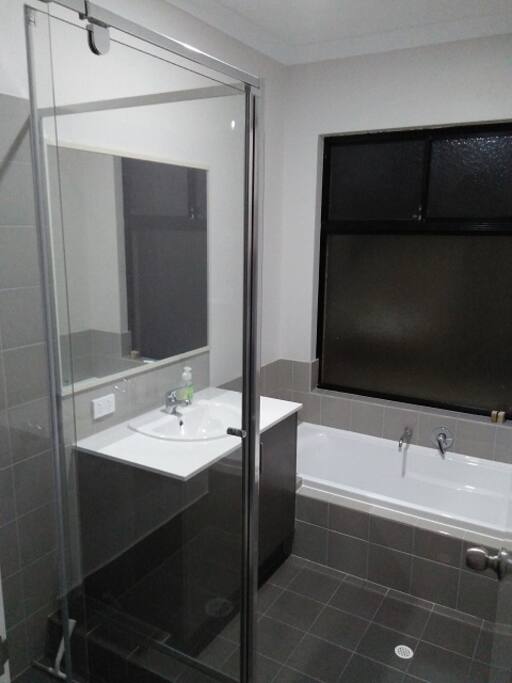 Privacy from outside
Lock on door flick mixer taps