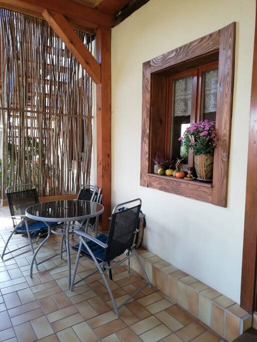 Qu'il fait encore bon au mois d'octobre sur la terrasse !