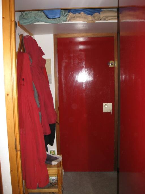Entrance hall for hanging coats and shoes etc
