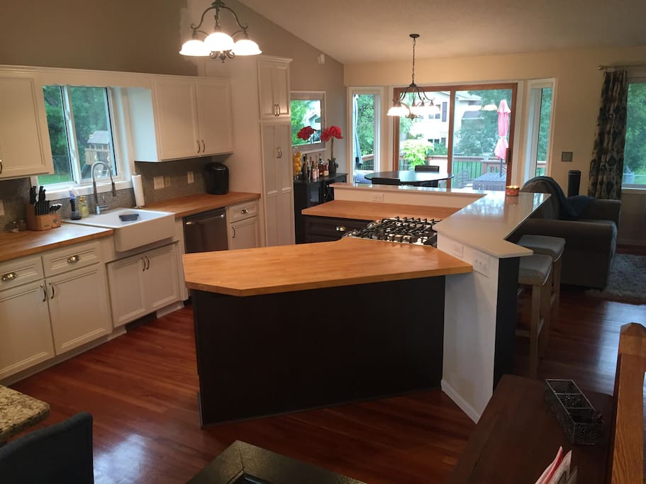 Close-up of the kitchen