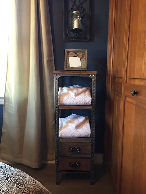 Towels and amenities supplied