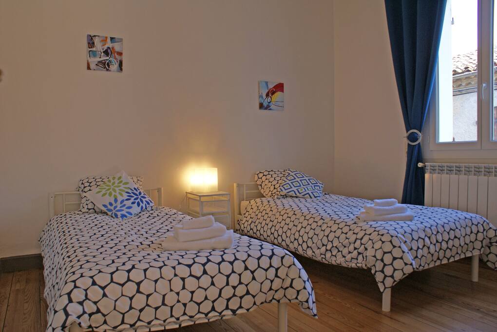 Chambre bleue