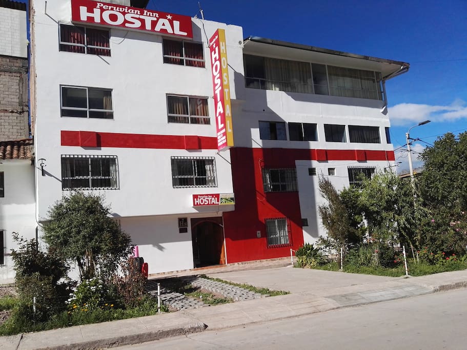 Fachada de hostal