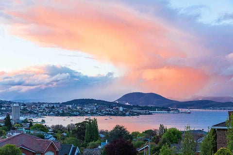 Popular Airbnb listing: Million Dollar Views Luxury Studio! in Sandy Bay