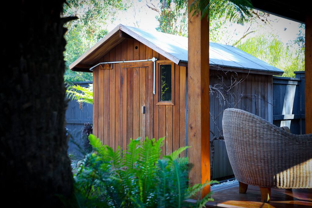 Cedar sauna