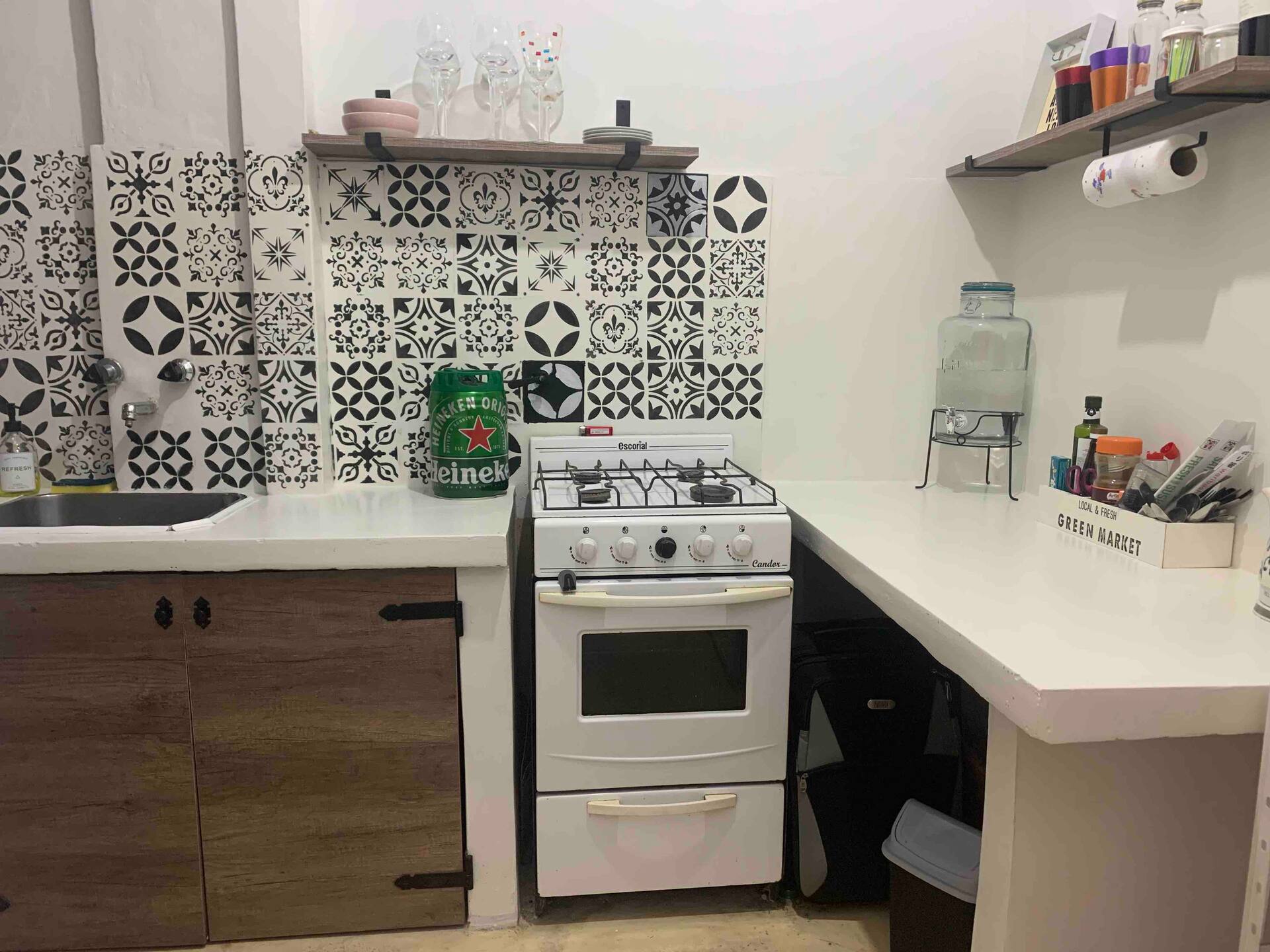 One-bedroom apartment with patio in Monserrat