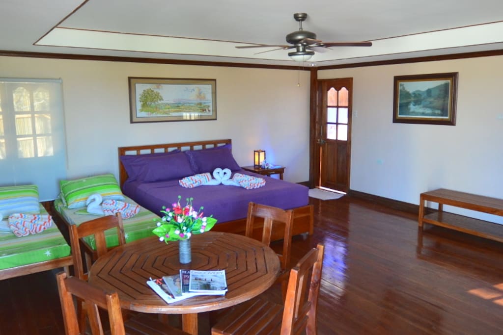 Casita - one king size bed and two single beds