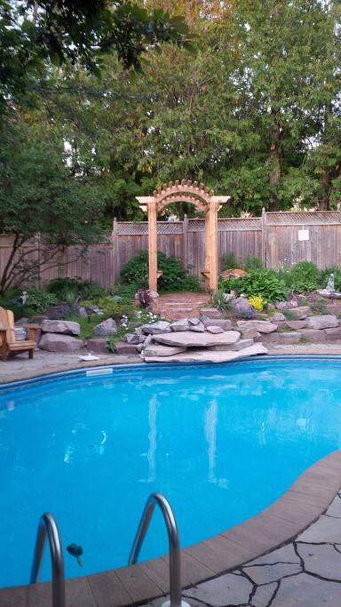 Backyard oasis