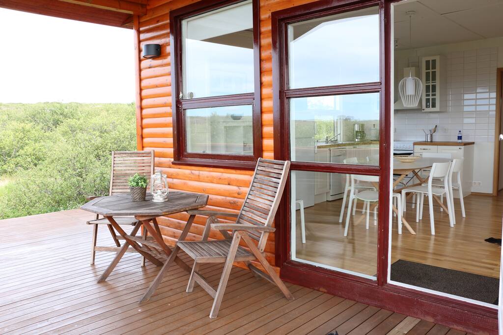 Big patio surrounds most of the house.