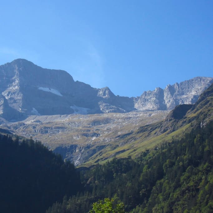 Marvellous views up the valley
