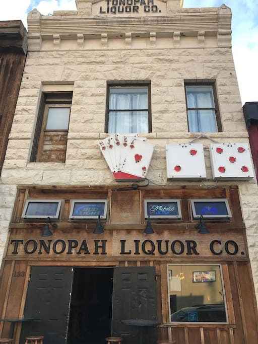 The Tonopah Liquor Company building was built in 1906 and today the bar bears it's original namesake, Tonopah Liquor Company. Local reference to the bar is TLC.
