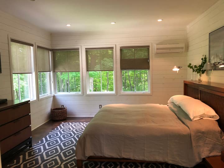 Master 2/ left bedroom; King bed with private bath and flat screen tv