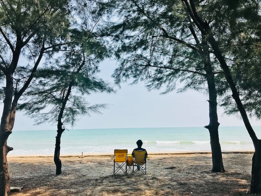 Chilling at the beach