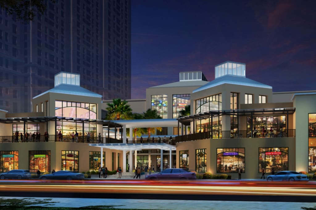 Ayala on the 30th is chock full of shopping, restaurants, and bars - and it's literally 5 minutes walk from our place!