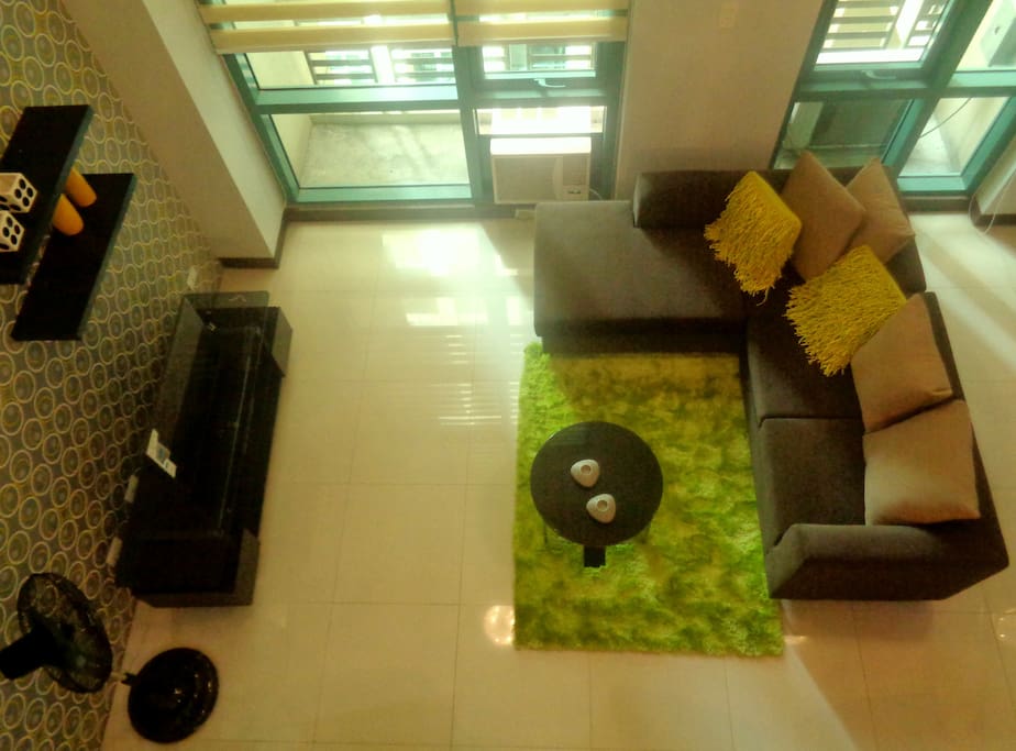 Living area from top view