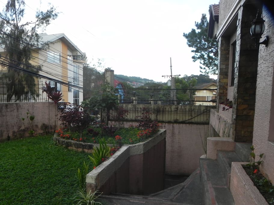 The skyline view from the house