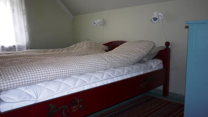 Bedroom 2. Double bed 2m wide