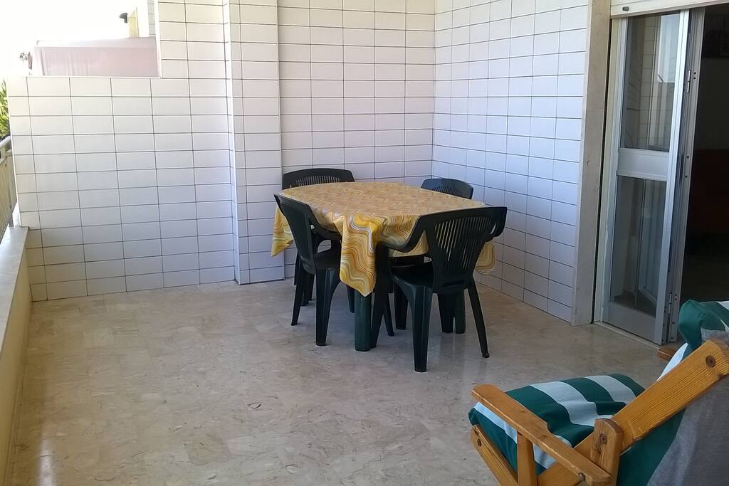 Veranda vista mare