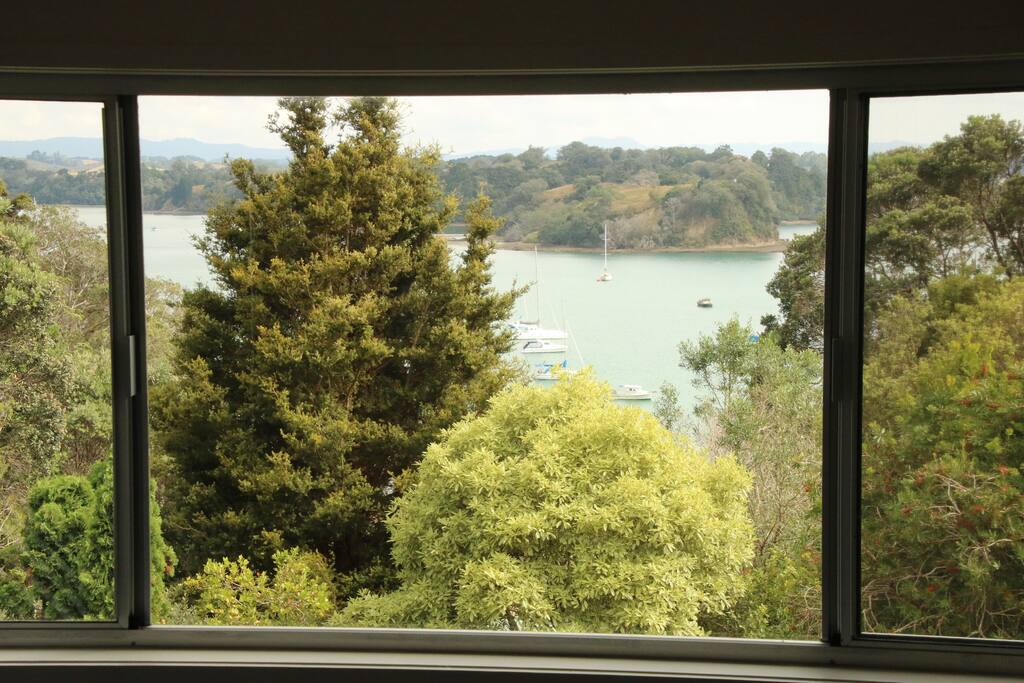 The view from the bed