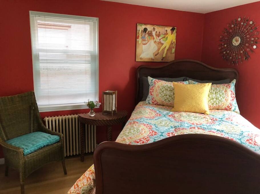 Well appointed guest room has beautiful Indonesian mahogany furniture, a large assortment of toiletries, and a very comfortable bed (several guests mention this in reviews).
