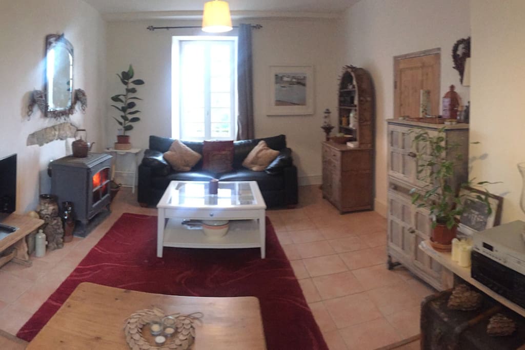Large Sitting Room with log fire