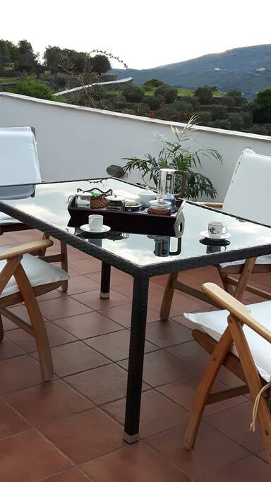terrace with view
