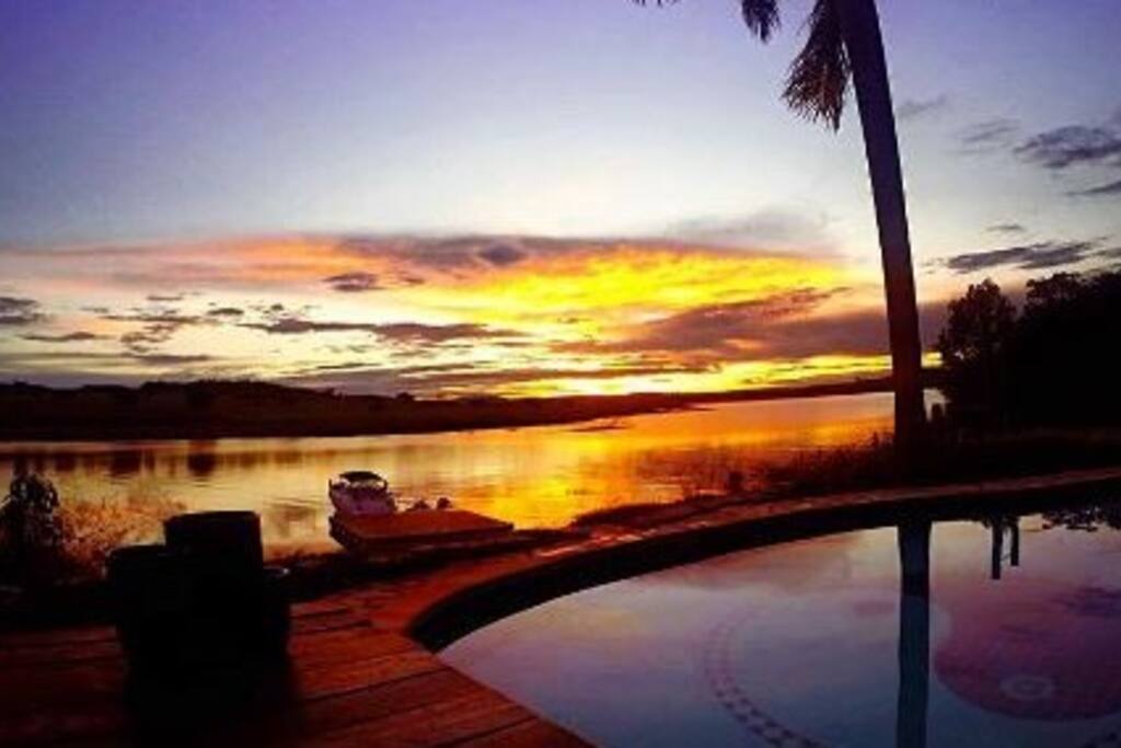 Vista da piscina