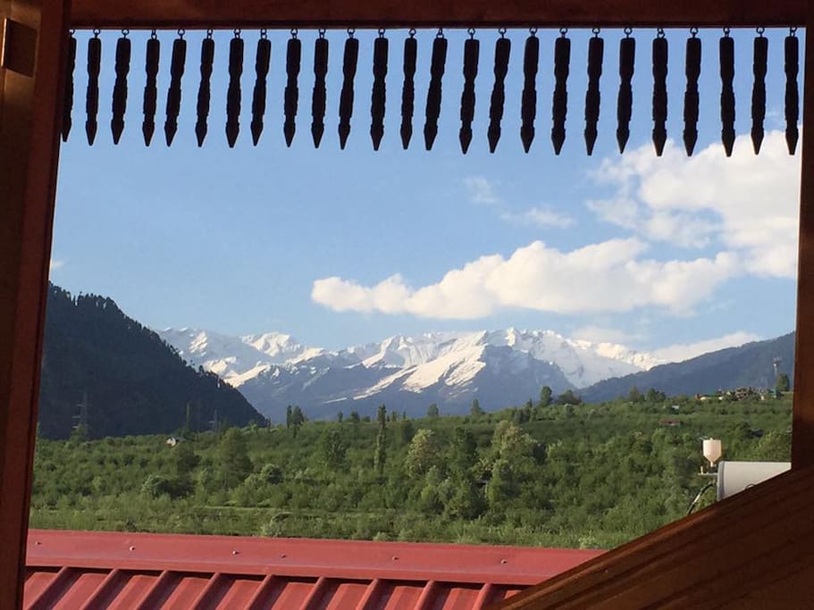 View of Dhauladhar Mountains from ShivAdya