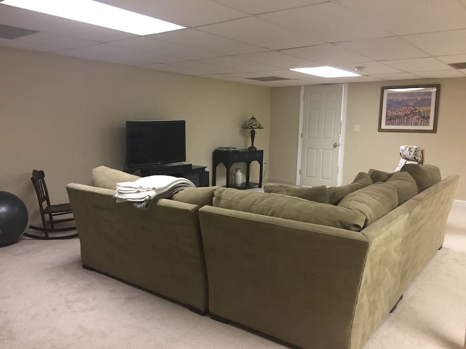 Living room with TV