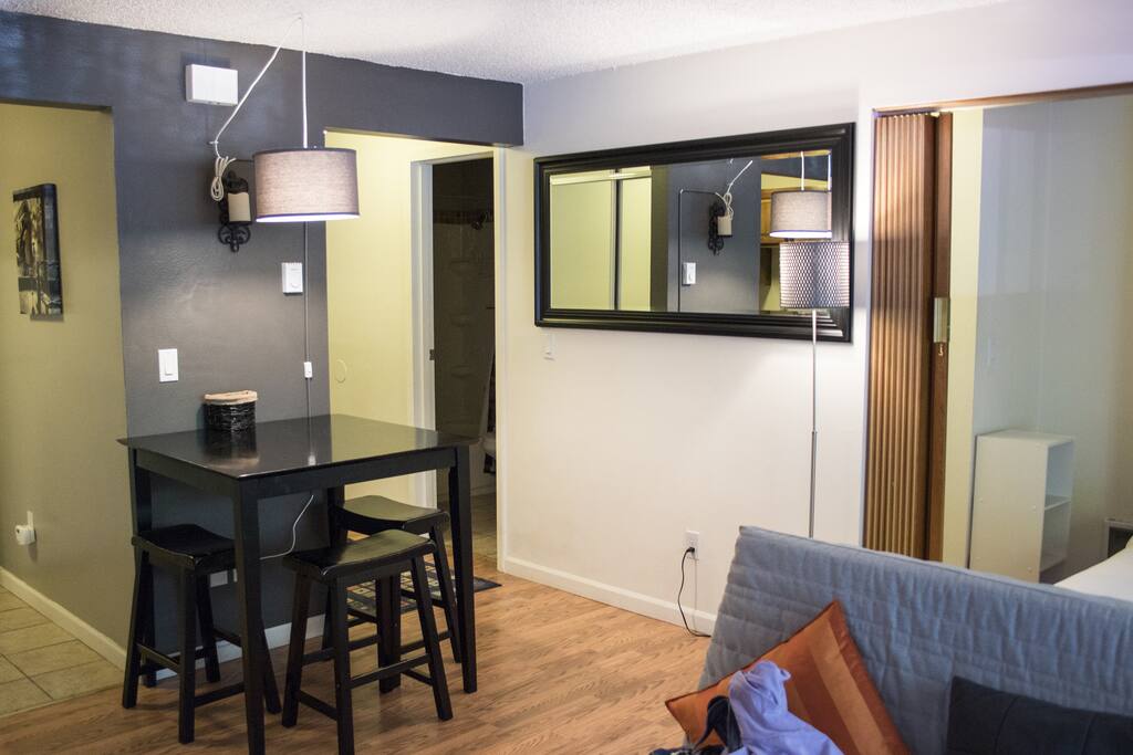 Dining area and entrance hall