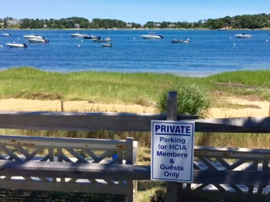 Private access to beach given to all guests